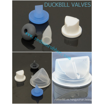 Válvula de control de silicona personalizada Duckbill